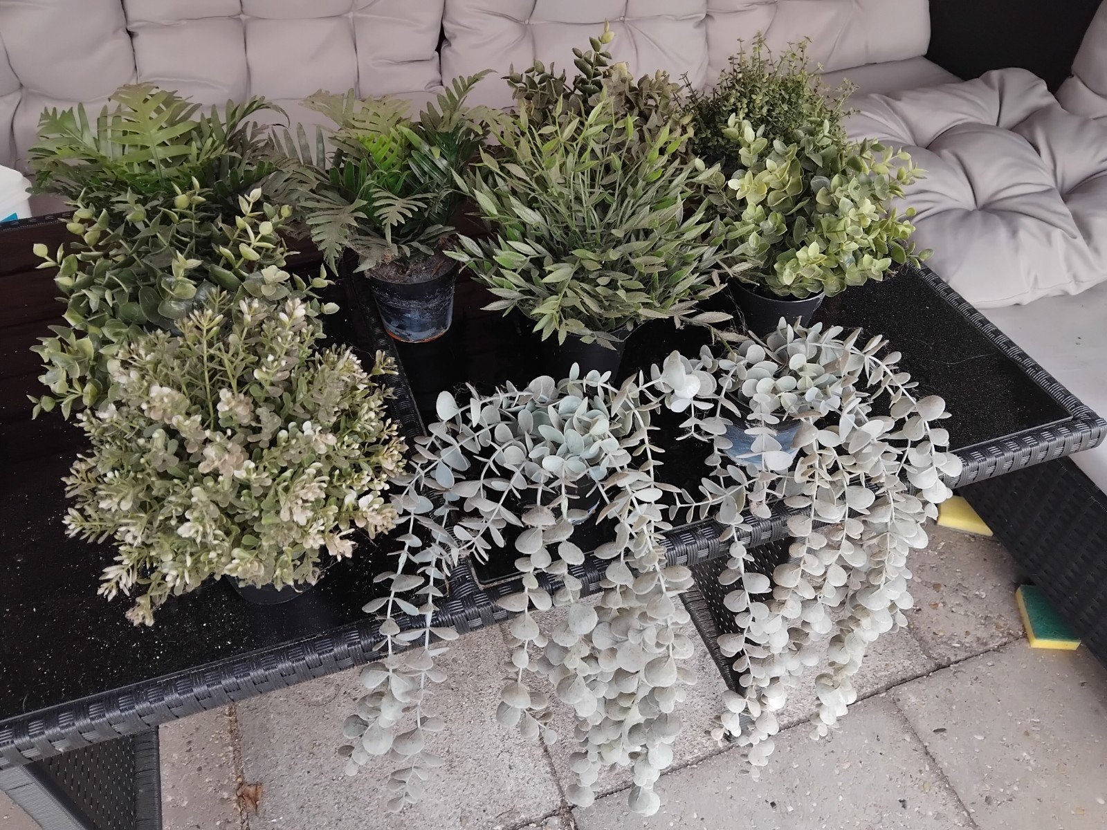 10x IKEA Kunstplanten - Diverse Groene Decoratie, Ophalen, Groen, Kunstplant, Zo goed als nieuw