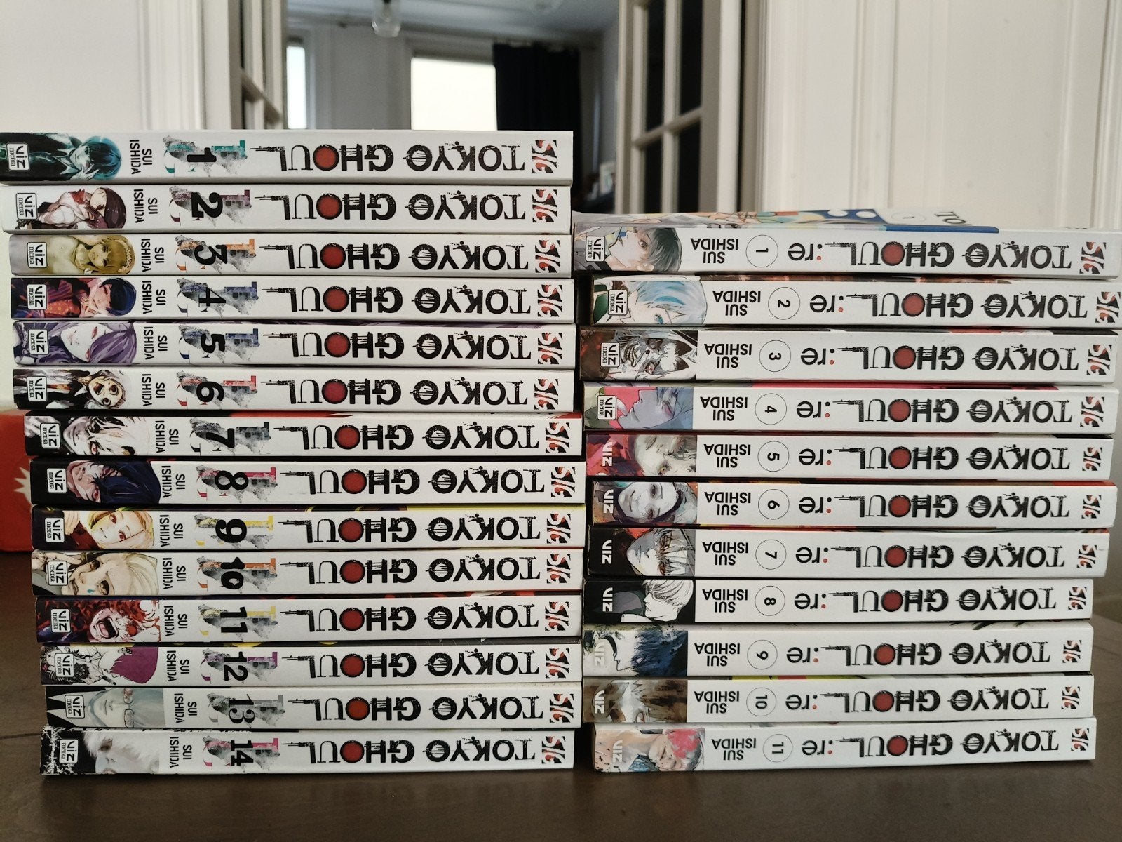 Tokyo Ghoul & Tokyo Ghoul:re bijna Complete Manga Set, Boeken, Complete serie of reeks, Ophalen of Verzenden, Gelezen, Sui Ishida