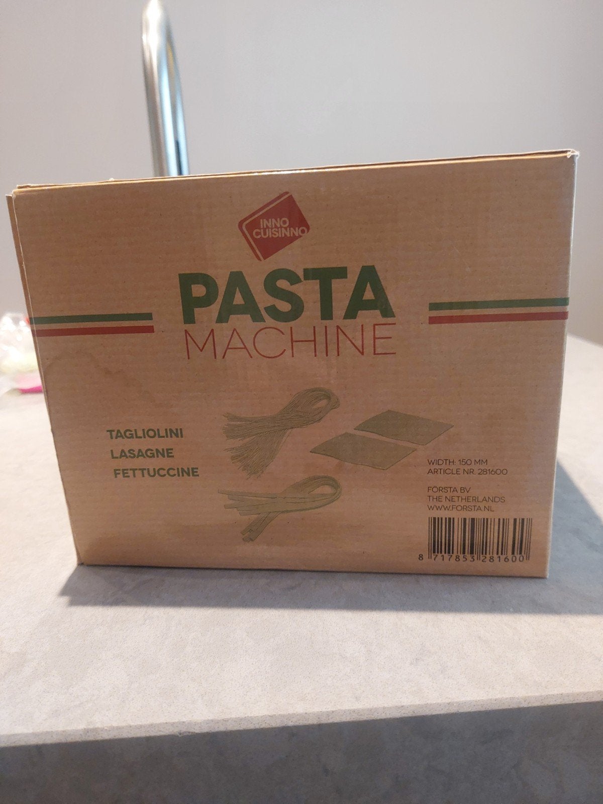 Inno Cuisinno Pastamachine - Nieuw in doos, Ophalen of Verzenden, Nieuw