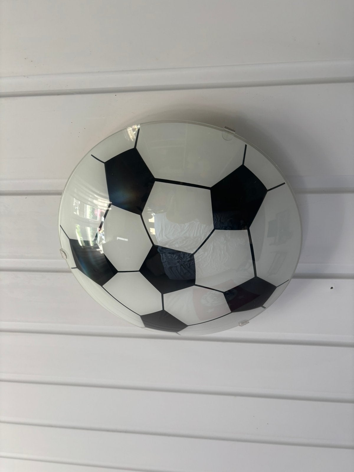 Plafondlamp Voetbal in goede staat, Ophalen of Verzenden, Zo goed als nieuw, Overige materialen, Overige merken