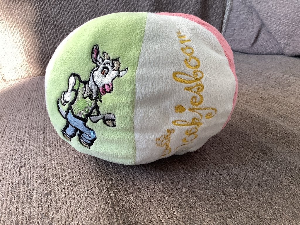 Bal Efteling Sprookjesboom geitjes met rinkel geluid 4 euro, Ophalen of Verzenden, Zo goed als nieuw, Overige typen