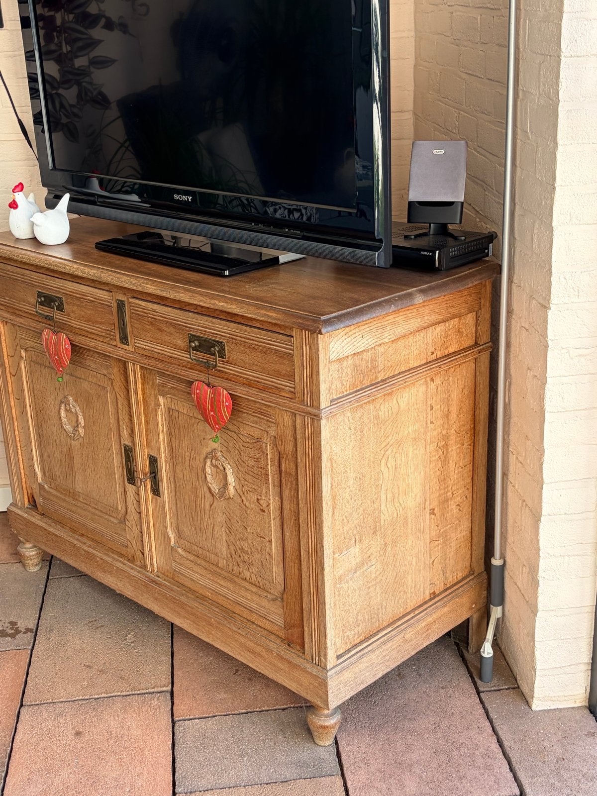 Oude decoratieve Eiken commode, Ophalen