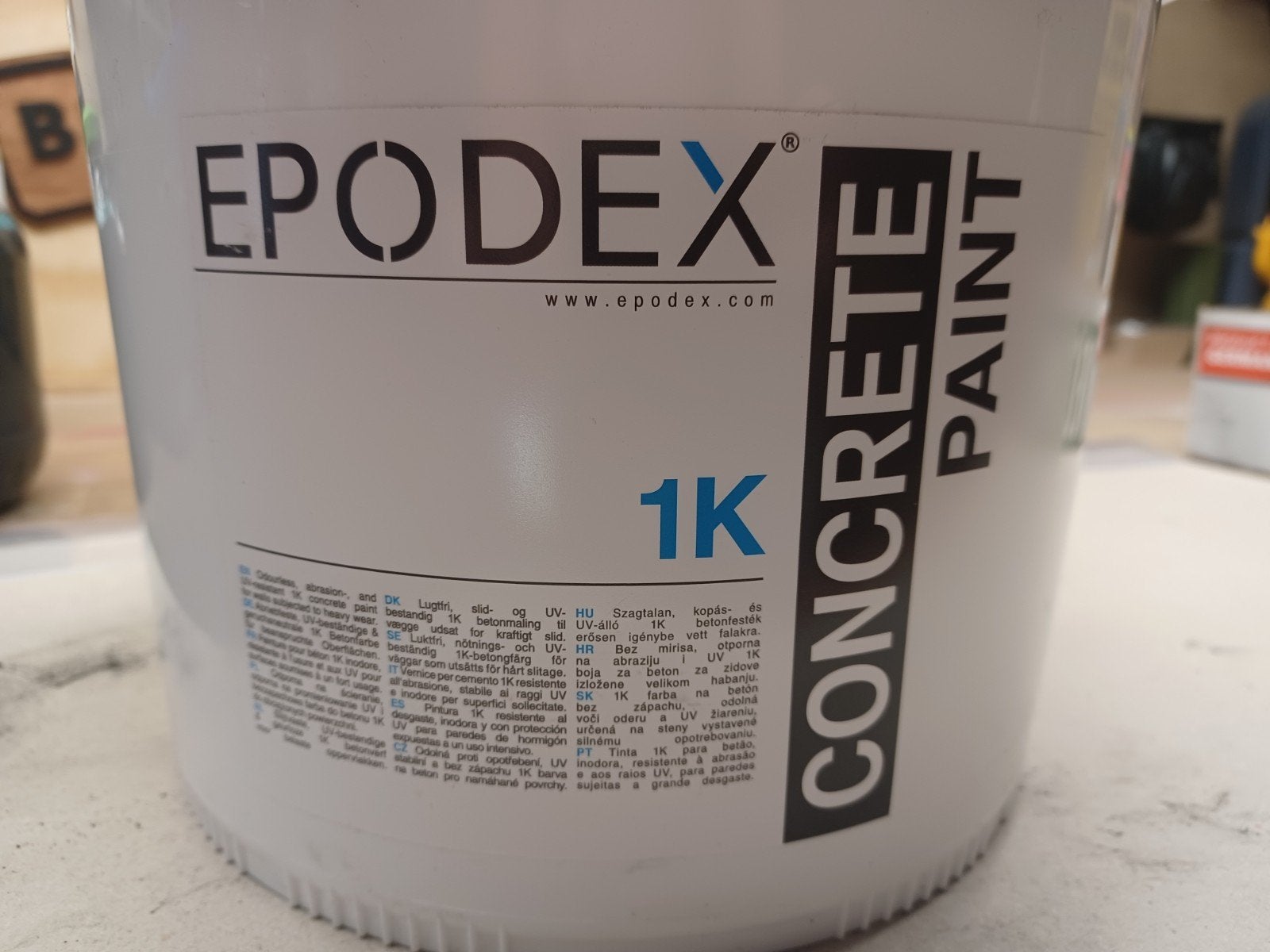 Epodex betonverf 5 Liter Rood, Ophalen of Verzenden