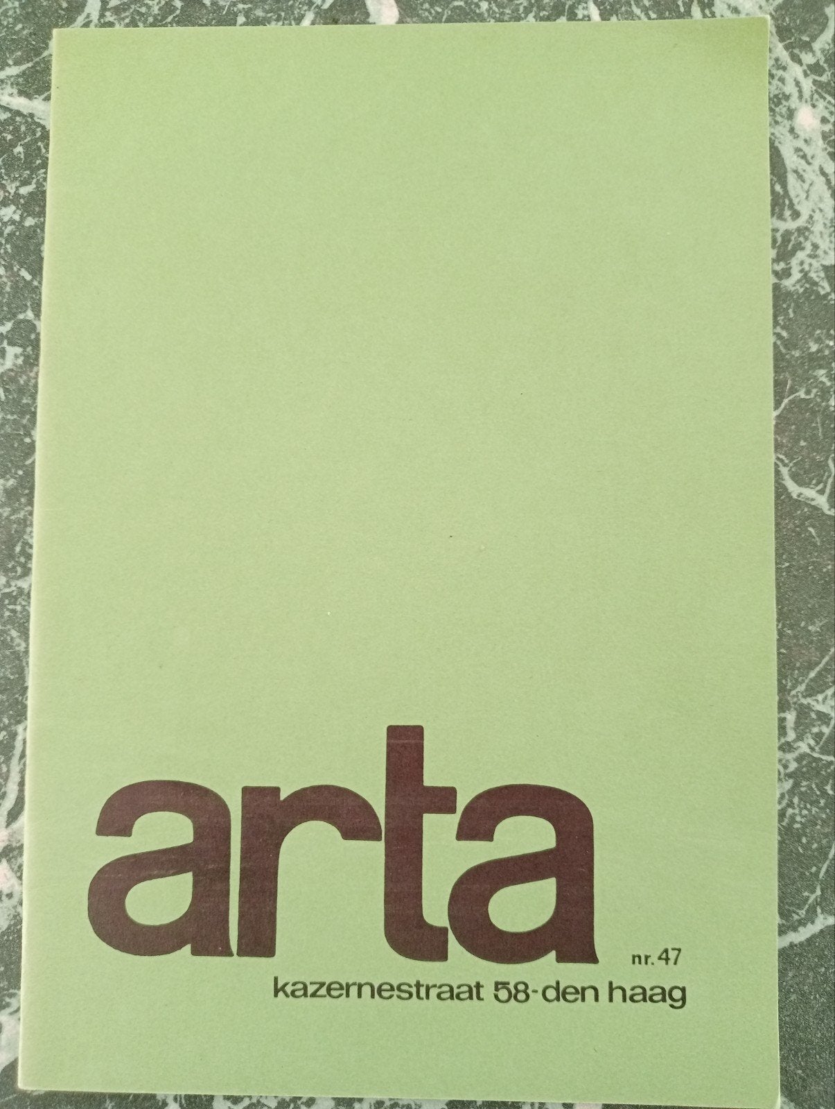 Arta nr. 47 - Catalog met kunstwerken, Ophalen of Verzenden, Gelezen, Fotografie algemeen, Onbekend