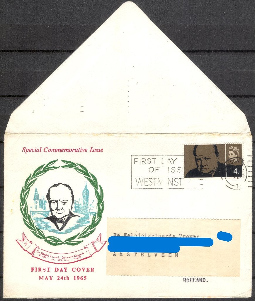 Engeland - Churchill - special commemorative issue, Verzenden, Envelop