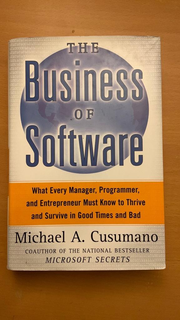 Michael A. Cusumano - The Business of Software, Ophalen of Verzenden, Zo goed als nieuw, Economie en Marketing