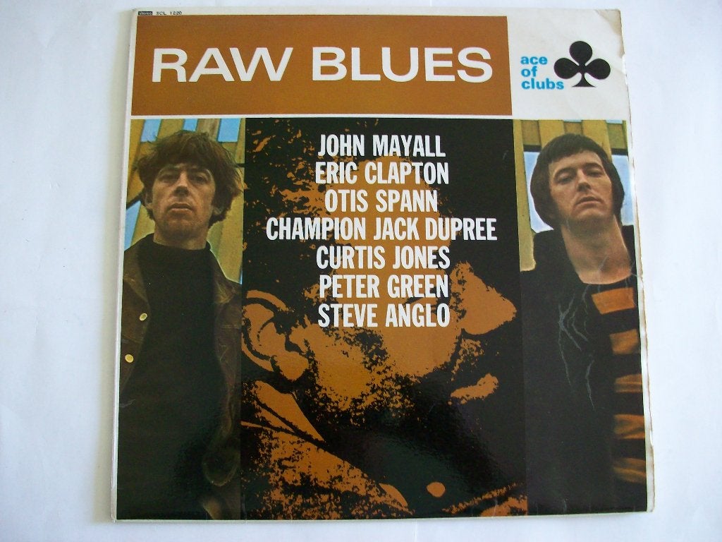 lp RAW BLUES met oa J. Mayall, E. Clapton, P. Green ea., Cd's en Dvd's, LP, Gebruikt, Ophalen of Verzenden, 12 inch