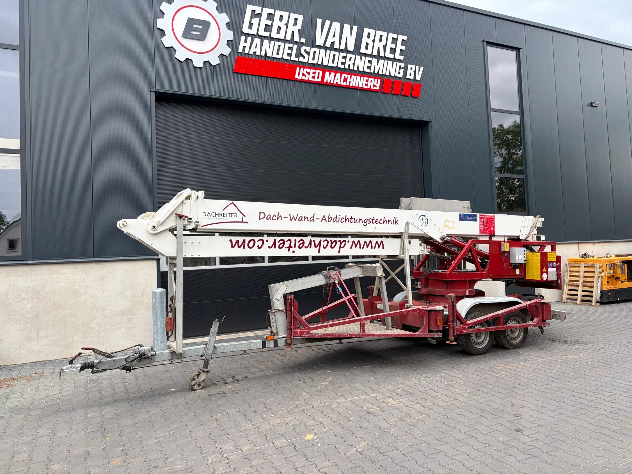 Klaas K17-24K aanhanger hijskraan/aanhangerkaan (bj 2007), Zakelijke goederen, Machines en Bouw | Kranen en Graafmachines, Kraan