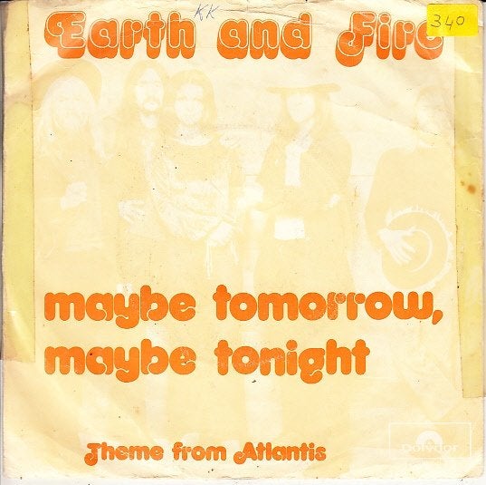 earth and fire - maybe tomorrow maybe tonight  (1973)nl pers, Cd's en Dvd's, Gebruikt, 7 inch, Ophalen of Verzenden, Pop