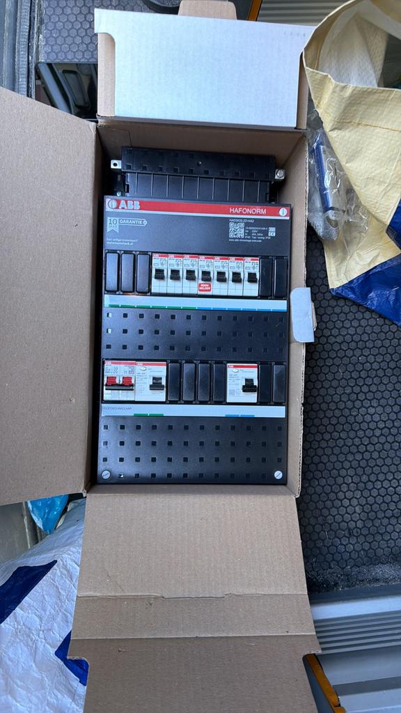 Enkel fase of eventueel 3fgroepenkasten( ABB), Ophalen of Verzenden, Zo goed als nieuw, Overige typen