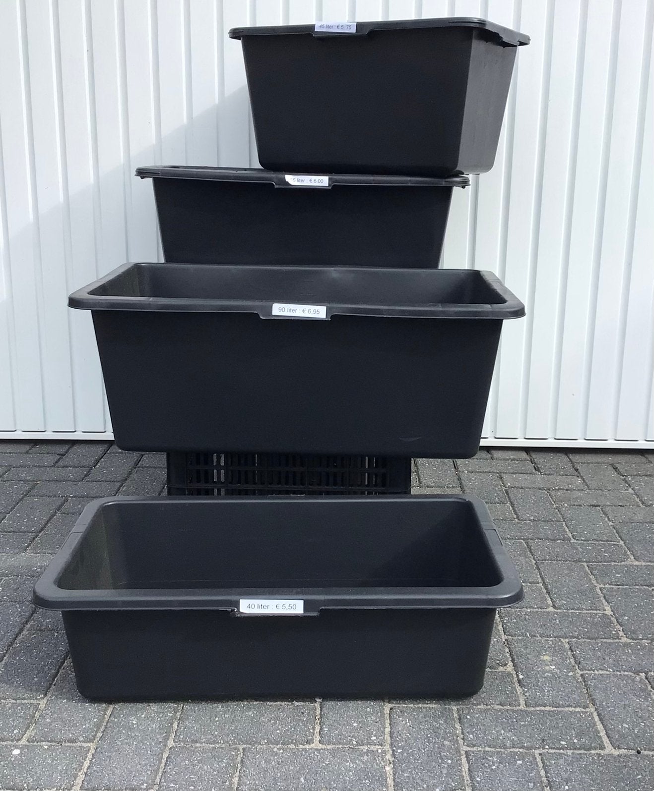 Speciebak rechthoek.Nieuw. Maat:40,45,65,90 lter.Vanaf:€5,50, Ophalen, Nieuw