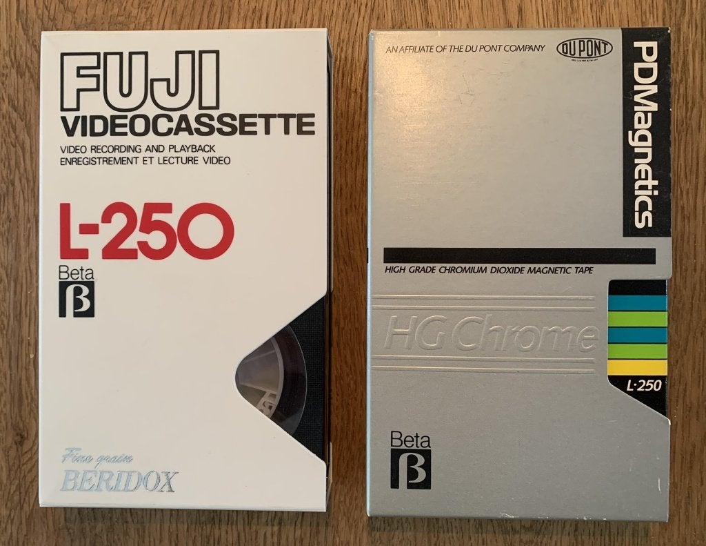 Betamax Videocassettes L-250 Fuji en PDM, Alle leeftijden, Overige genres, Betamax, Ophalen of Verzenden