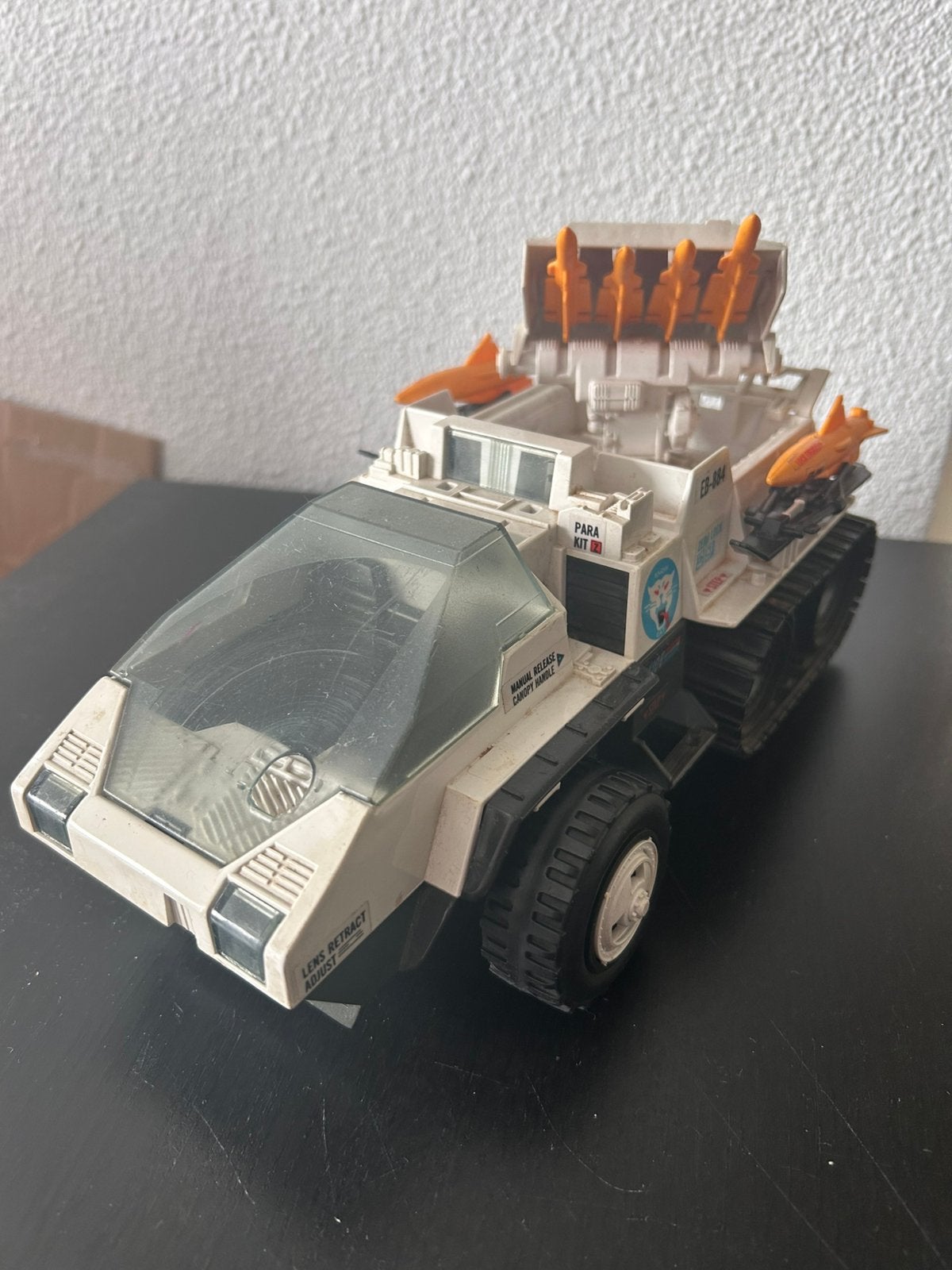 Vintage G.I. Joe Snow Cat voertuig incl Frostbite 1985, Verzamelen, Ophalen of Verzenden, Gebruikt
