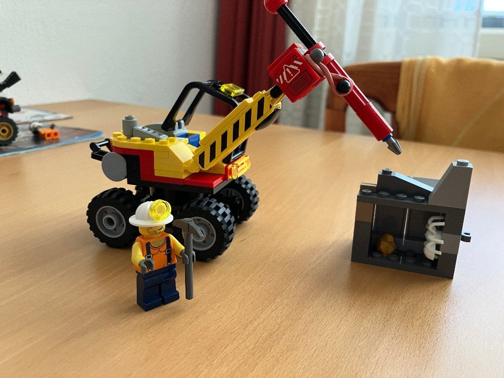 Lego City 60185 Mijnbouw splitter, Lego, Ophalen of Verzenden, Complete set, Inclusief instructies