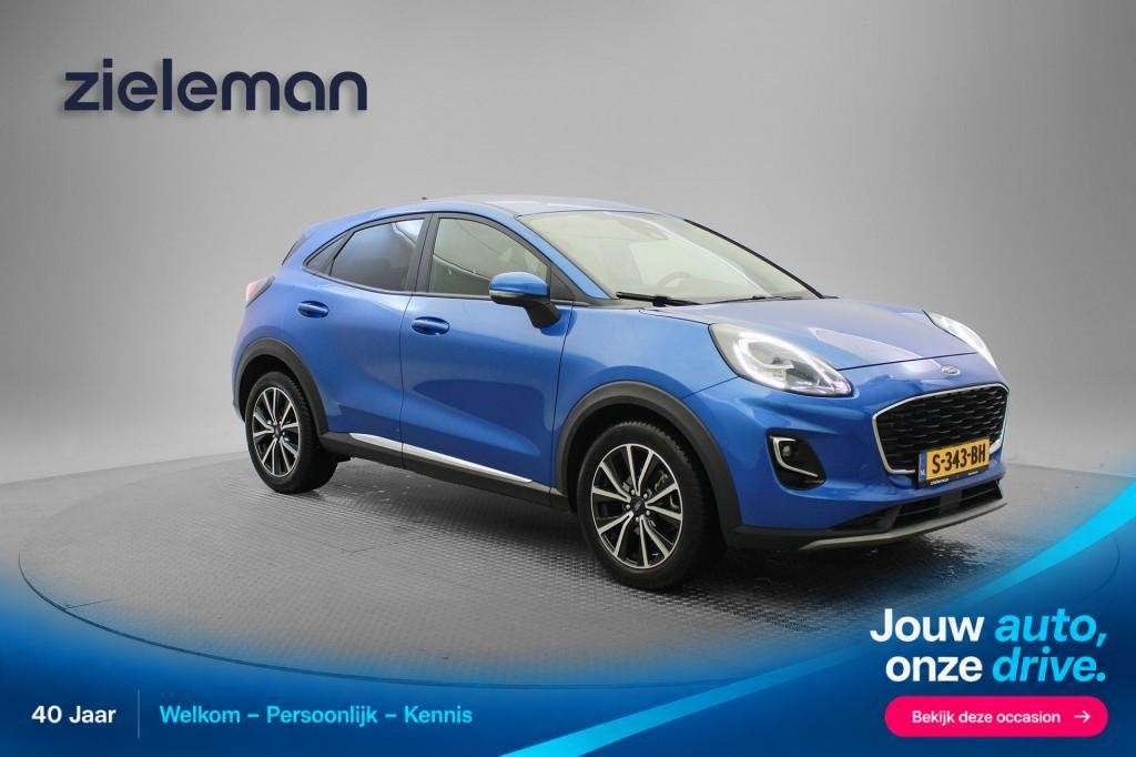 Ford PUMA 1.0 EcoBoost Hybrid Titanium - Carplay, Navi, Crui, Auto's, Keurmerk '100% Onderhouden', 125 pk, Met garantie (alle)