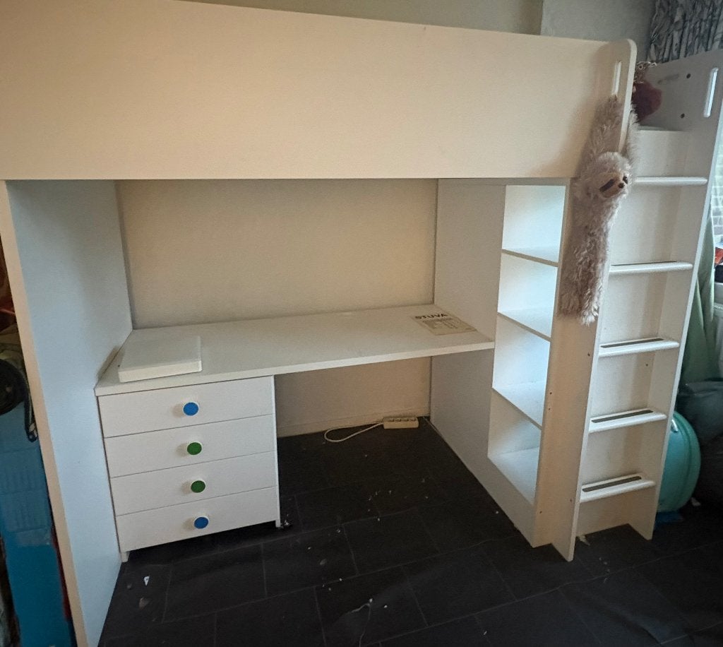 hoogslaper, Ophalen, Gebruikt, Eenpersoons, 180 tot 200 cm