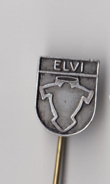 Elvi Stadswapen speldje, Gebruikt, Niet vindbaar, Niet vindbaar, Speldje of Pin