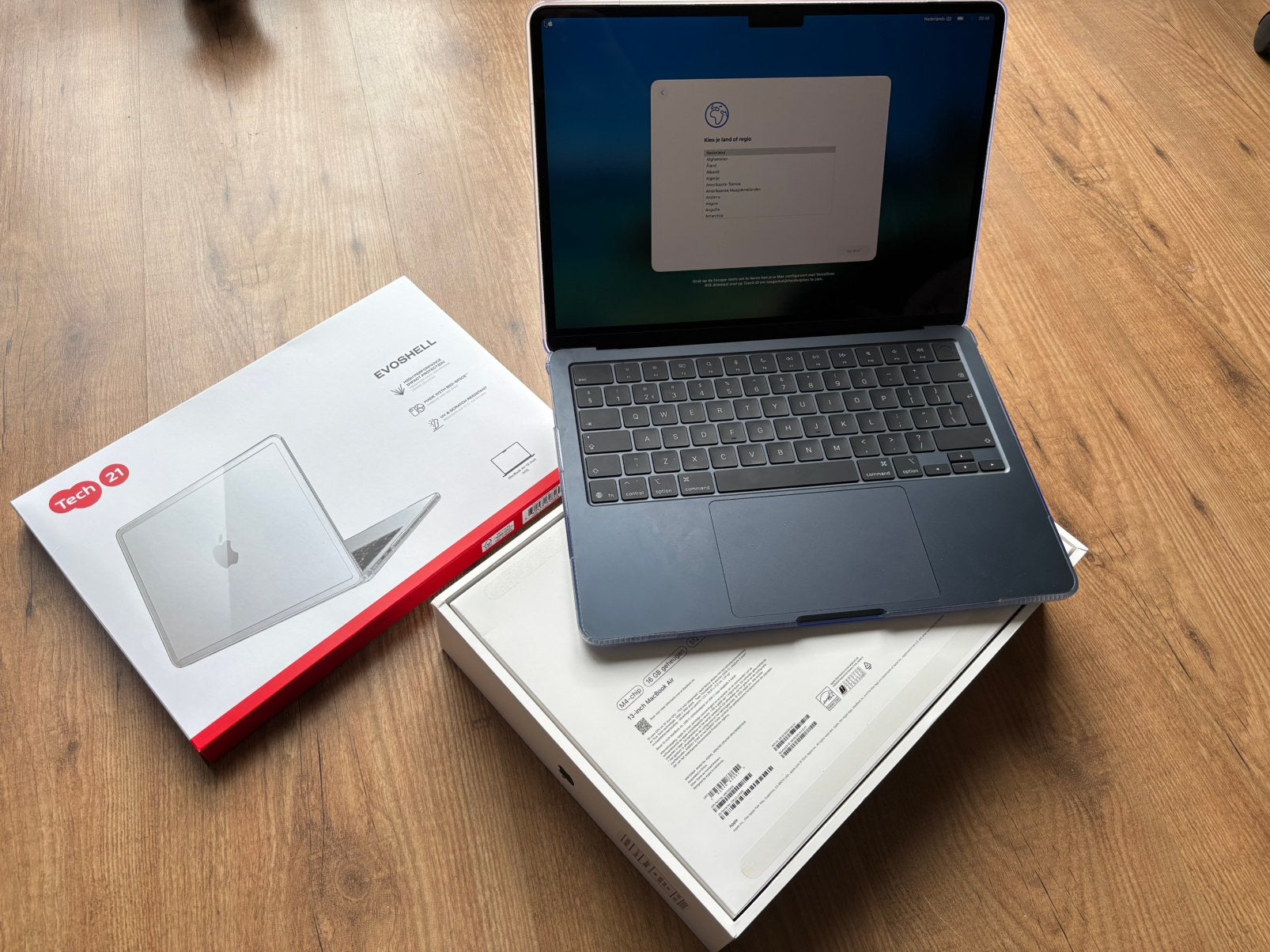 M4 Air 2025 13” 512GB/16GB 10CPU/10GPU, Ophalen, Qwerty, 13 inch, 512 GB