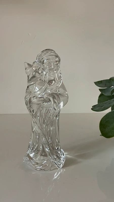 Kristallen kerstman beeld Nachtmann, Diversen, Ophalen of Verzenden, Zo goed als nieuw
