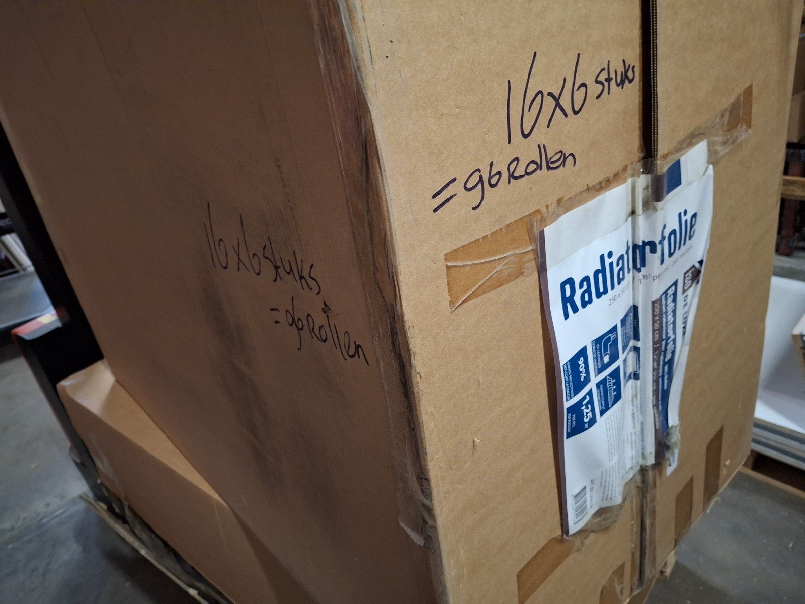 Grote Partij Radiatorfolie ISO De Luxe 864 rollen vanaf:, Doe-het-zelf en Verbouw, Overige materialen, Nieuw, Minder dan 5 m²