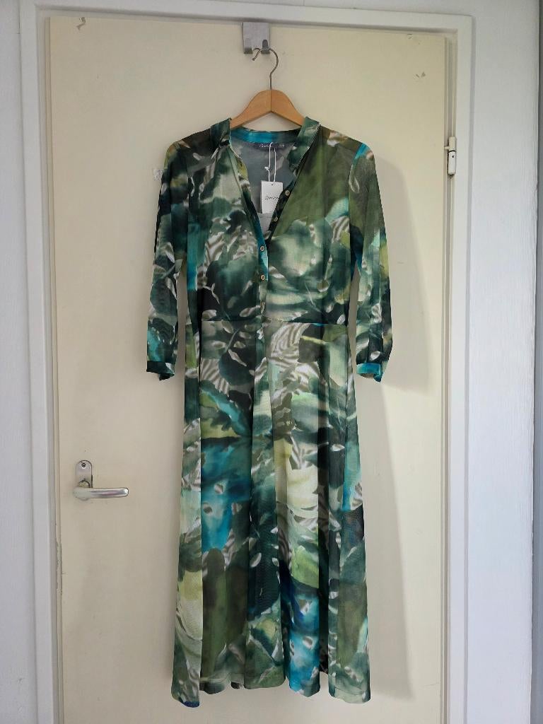 Jurk Geisha groen maat m nieuw, Maat 38/40 (M), Geisha, Nieuw, Ophalen of Verzenden