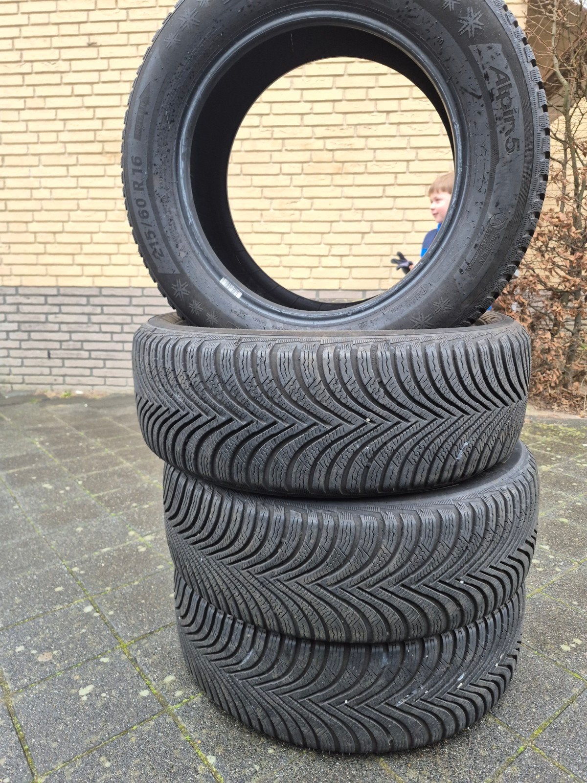 autobanden winterbanden, Ophalen, Gebruikt