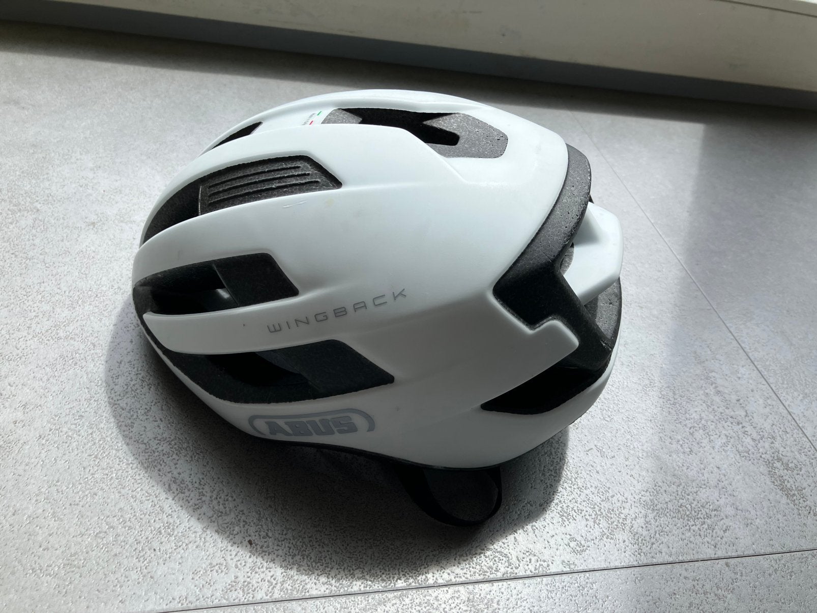 Fietshelm Abus maat m 54-58 cm, Ophalen of Verzenden, Gebruikt, M, Heer of Dame