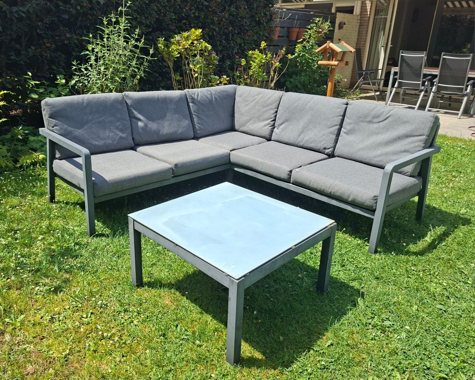 Tuinbank Le Sud - Hoekbank met salontafel, Tuin en Terras, Tuinsets en Loungesets, Ophalen, Gebruikt, Bank