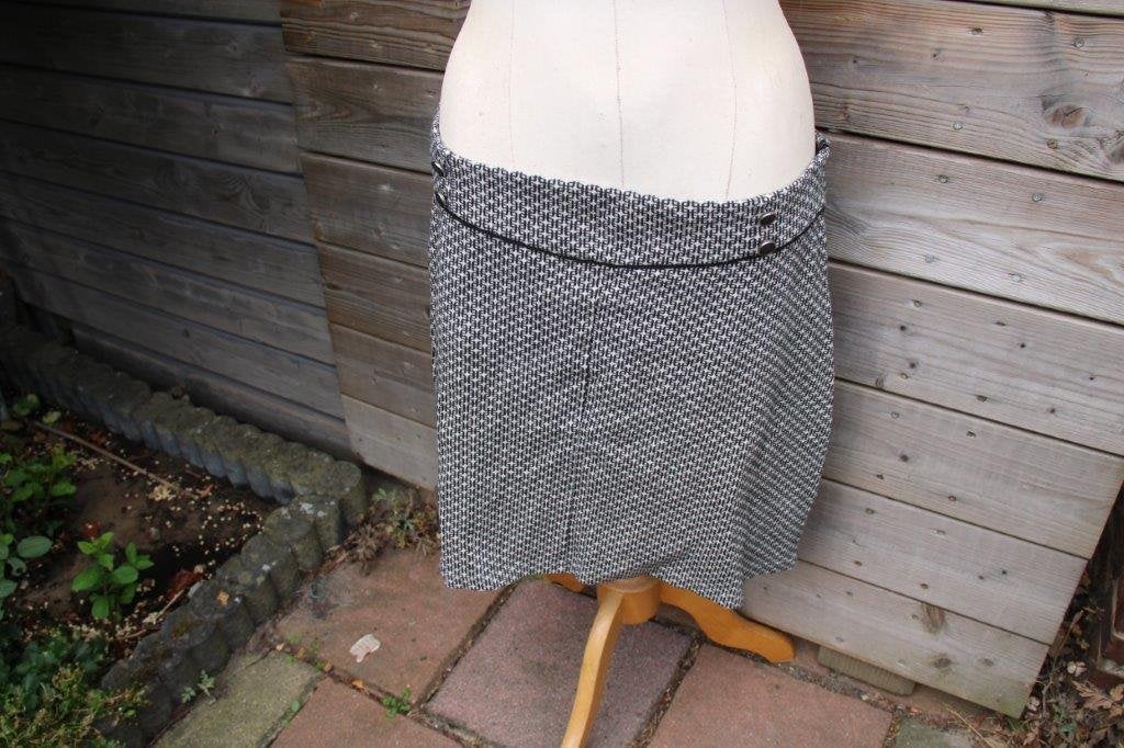 Rok creme/ zwart King Louie mt XL Vaste prijs, Zwart, Maat 46/48 (XL) of groter, Ophalen of Verzenden, Zo goed als nieuw