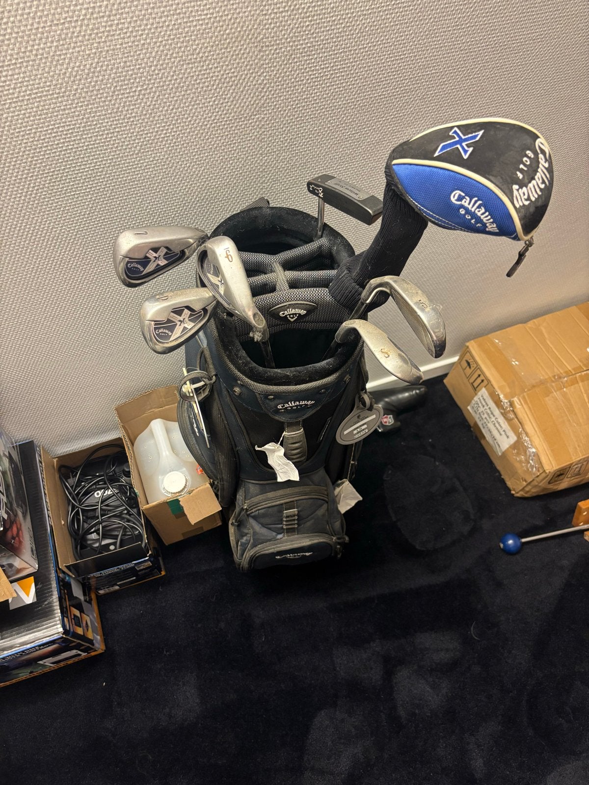 Callaway Golfclubs met Tas, Sport en Fitness, Golf, Ophalen, Gebruikt, Set, Callaway