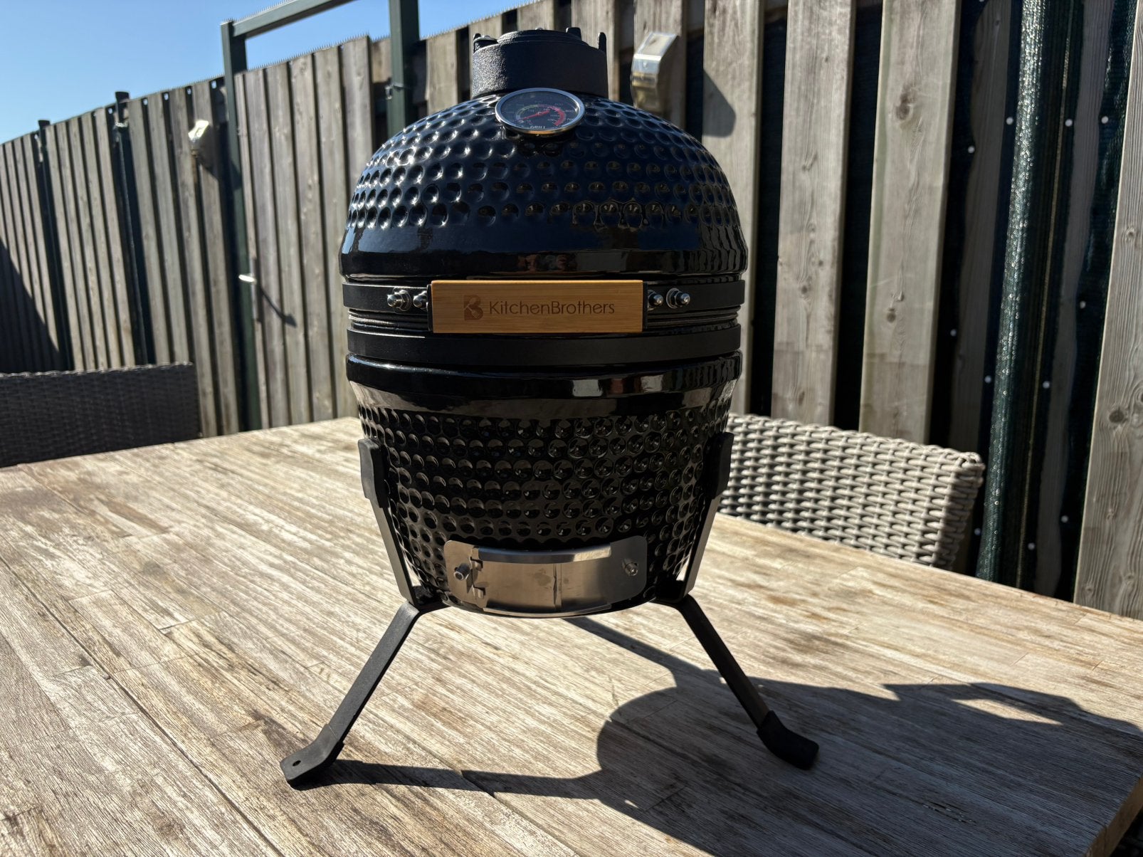 Kamado 13inch Barbecue BBQ Grill ZGAN Kitchen Brothers, Ophalen, Zo goed als nieuw