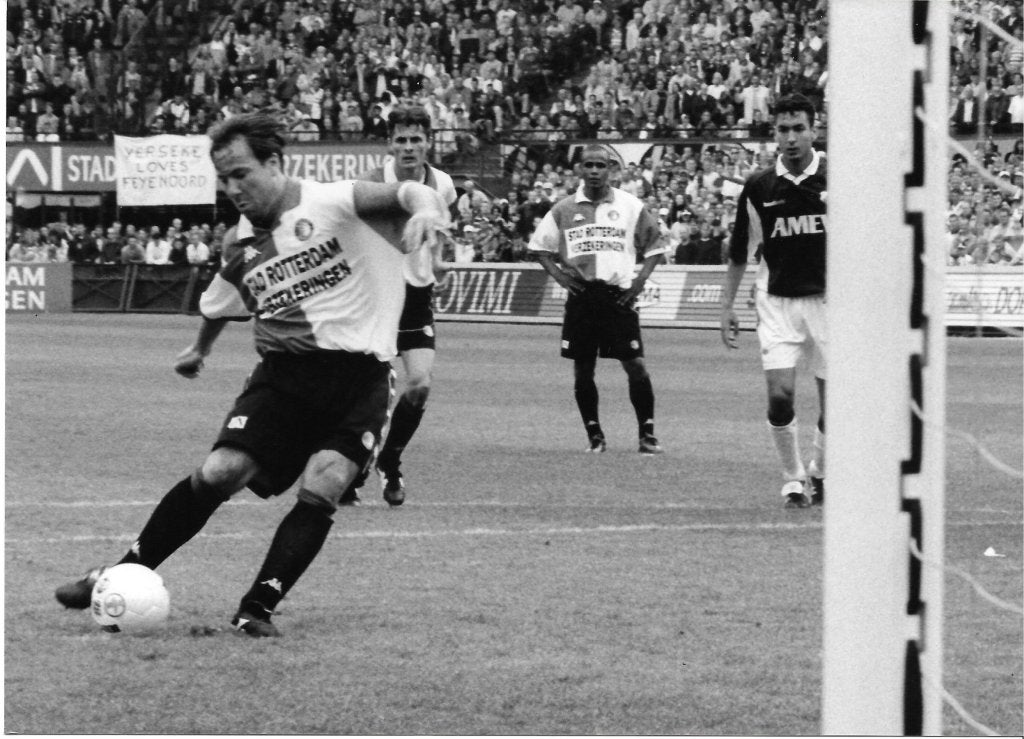 Persfoto 20-05-2001 Feyenoord - FC Utrecht 2x, Verzenden, Zo goed als nieuw, Feyenoord, Poster, Plaatje of Sticker