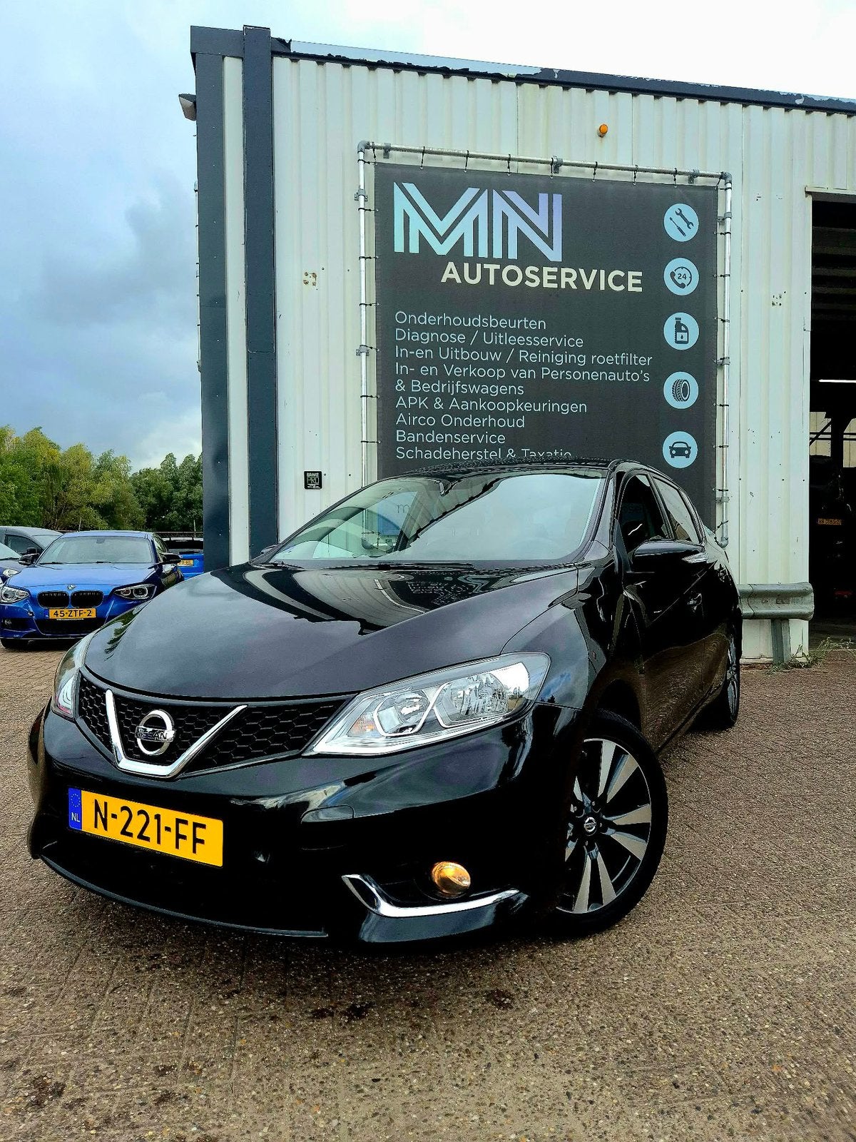 Nissan Pulsar 1.2 Dig-t 85KW Airco 2017 Zwart