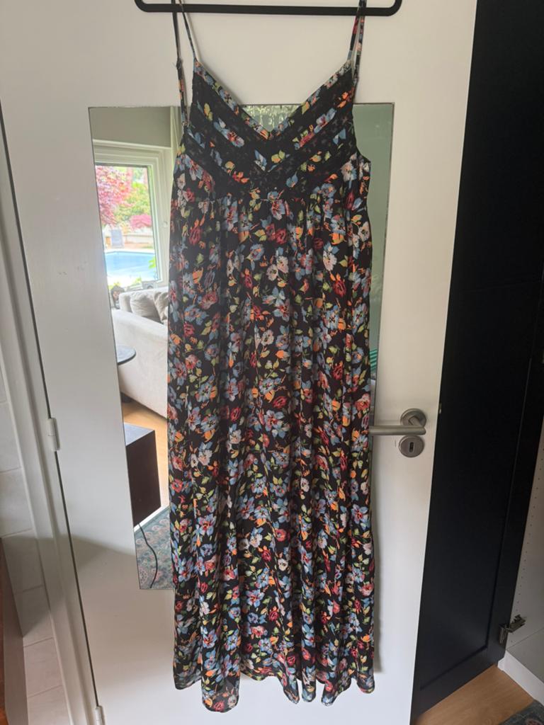 Boho jurk maat M, Ophalen of Verzenden, Zo goed als nieuw, Maat 38/40 (M), Onder de knie