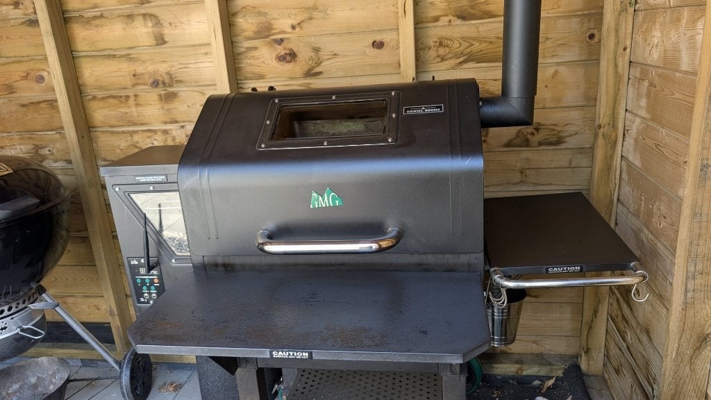 Daniel Boone pellet grill (wifi) Green Mountain Grill, Ophalen, Zo goed als nieuw, Green Mountain Grills, Met accessoires