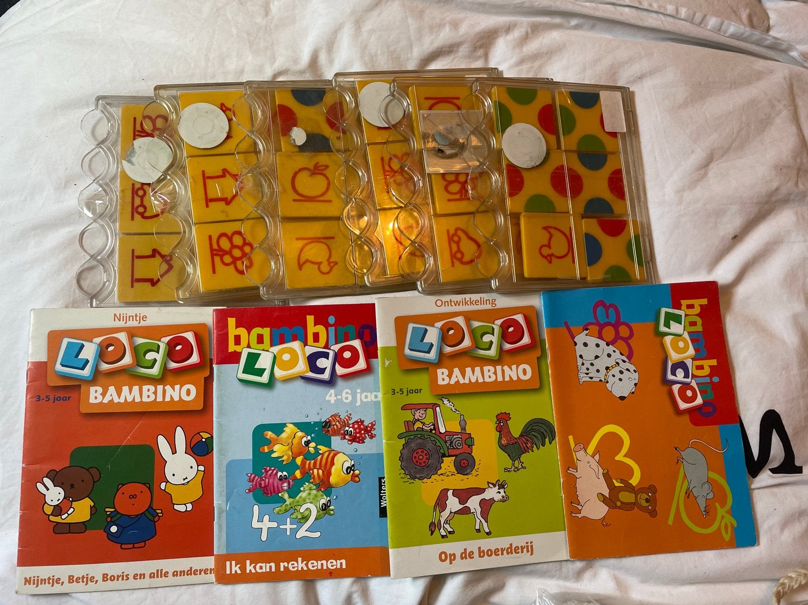 6x Bambino Loco educatieve spellen voor kinderen, Ophalen of Verzenden, Gebruikt, Taal en Lezen