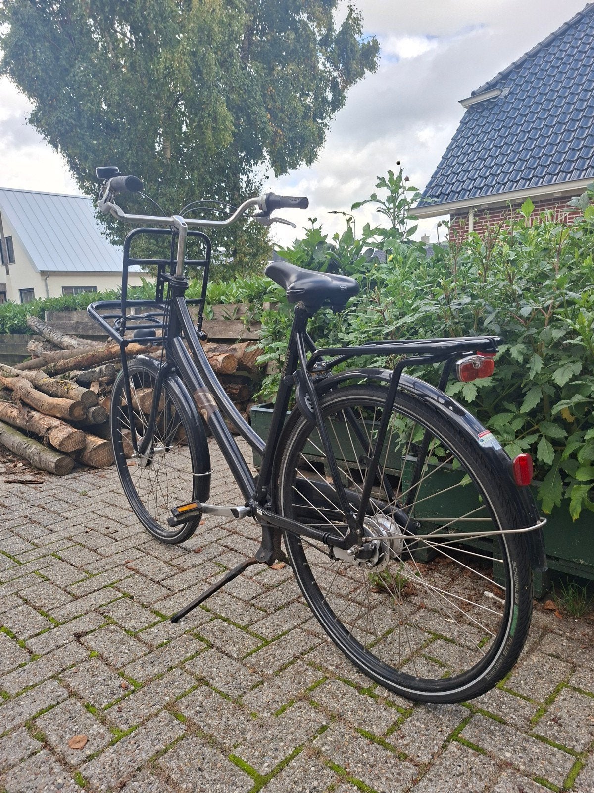 Sparta Pick-up omafiets met bagagedrager voorop, Ophalen, Gebruikt, Sparta, Versnellingen