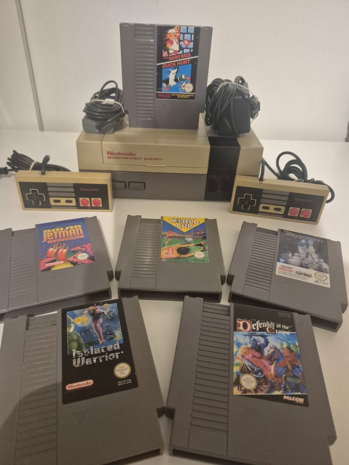 Nintendo met veel spellen, Ophalen of Verzenden, Gebruikt, Met 2 controllers, Met games
