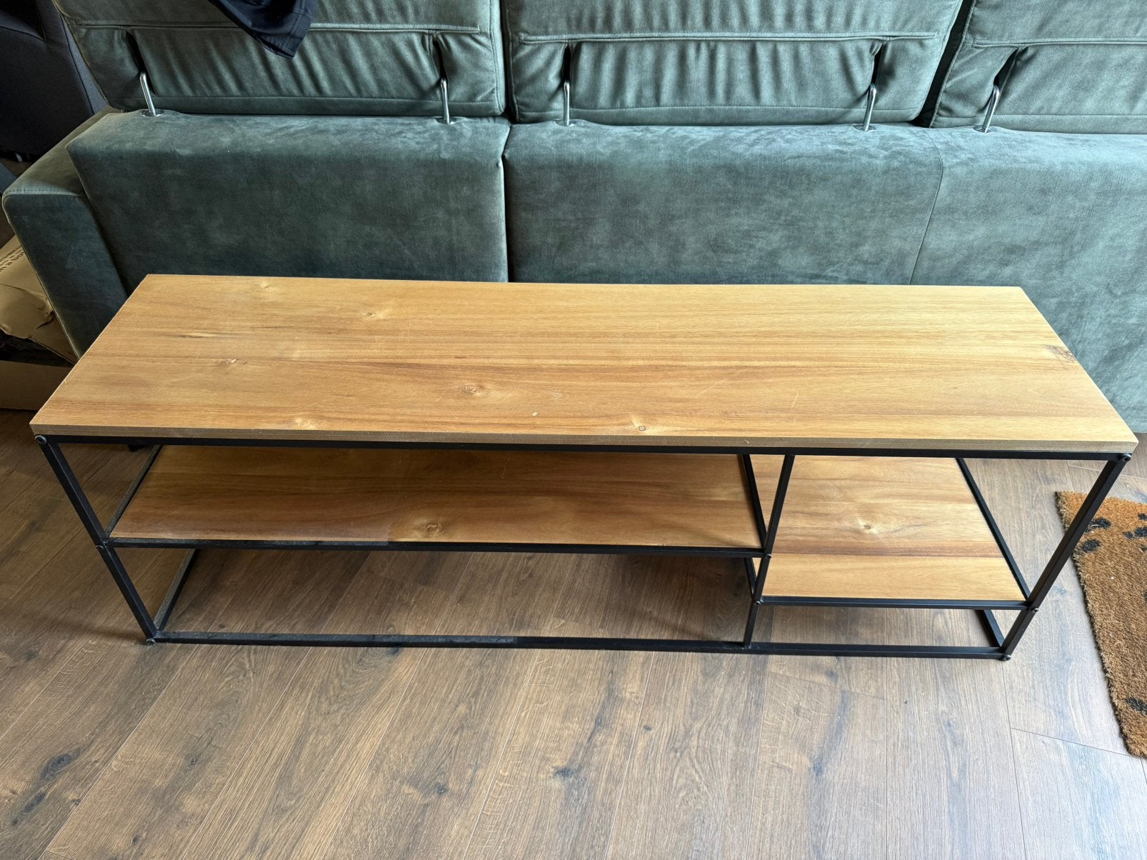 Tv meubel 150x40x50, Gebruikt, 100 tot 150 cm, Minder dan 100 cm, Industrieel