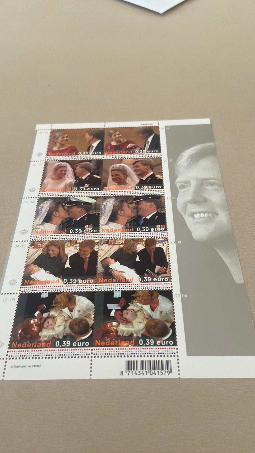 Nederland, Verzenden, Postfris