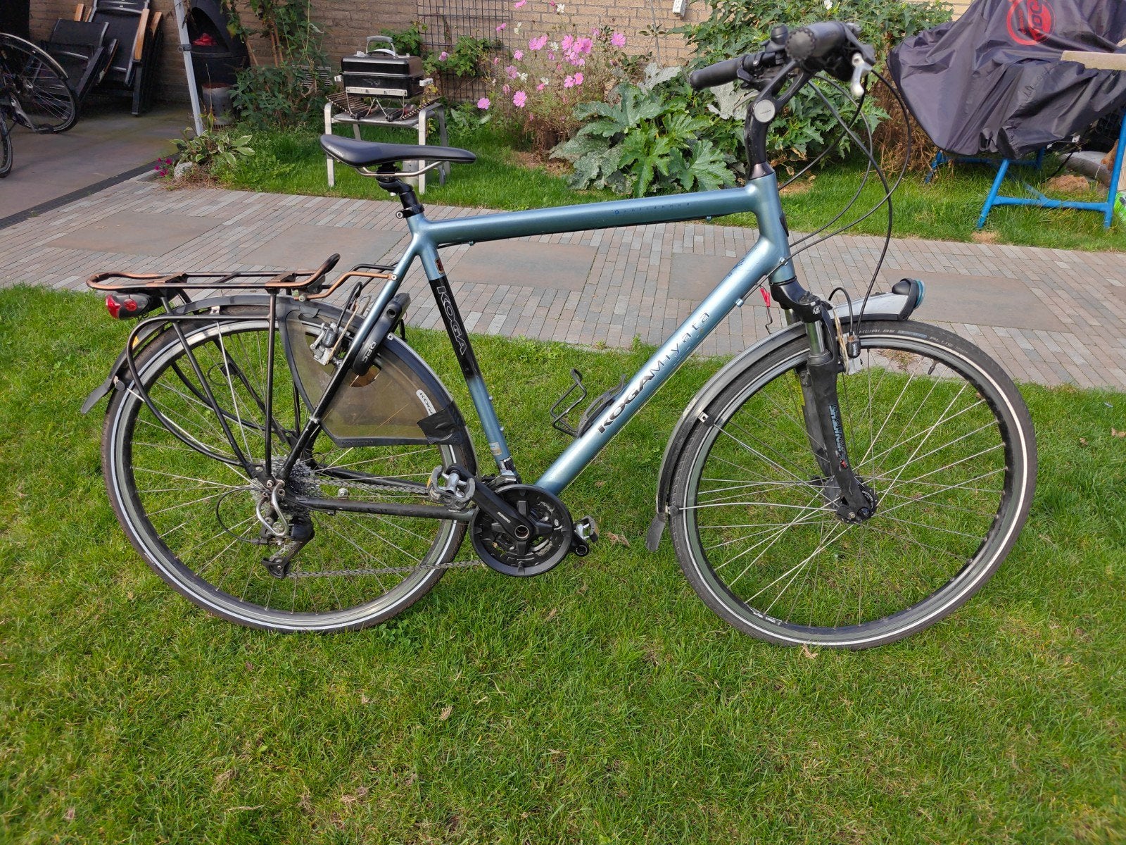Koga Miyata 3x9 Deore fiets, framemaat 60, Gebruikt, Velgrem, Versnellingen, 56 cm of meer
