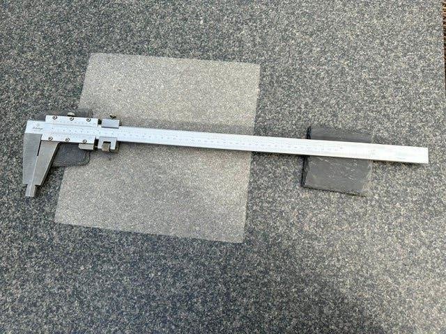 Mitutoyo schuifmaat 500 mm met fijn verstelling, Ophalen, Zo goed als nieuw, Afstand