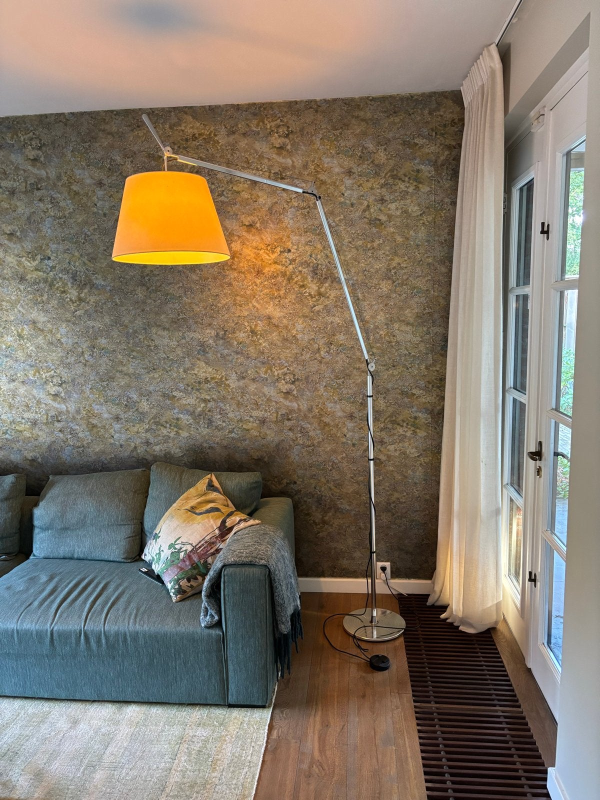 Artemide Tolomeo Mega Vloerlamp - Design Klassieker, Ophalen, 200 cm of meer, E27 (groot), Zo goed als nieuw