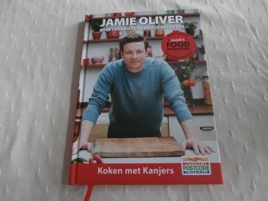 kookboek Jamy Oliver favoriete gezonde recepten Jamies food, Boeken, Ophalen of Verzenden, Zo goed als nieuw, Jamie Oliver, Overige gebieden