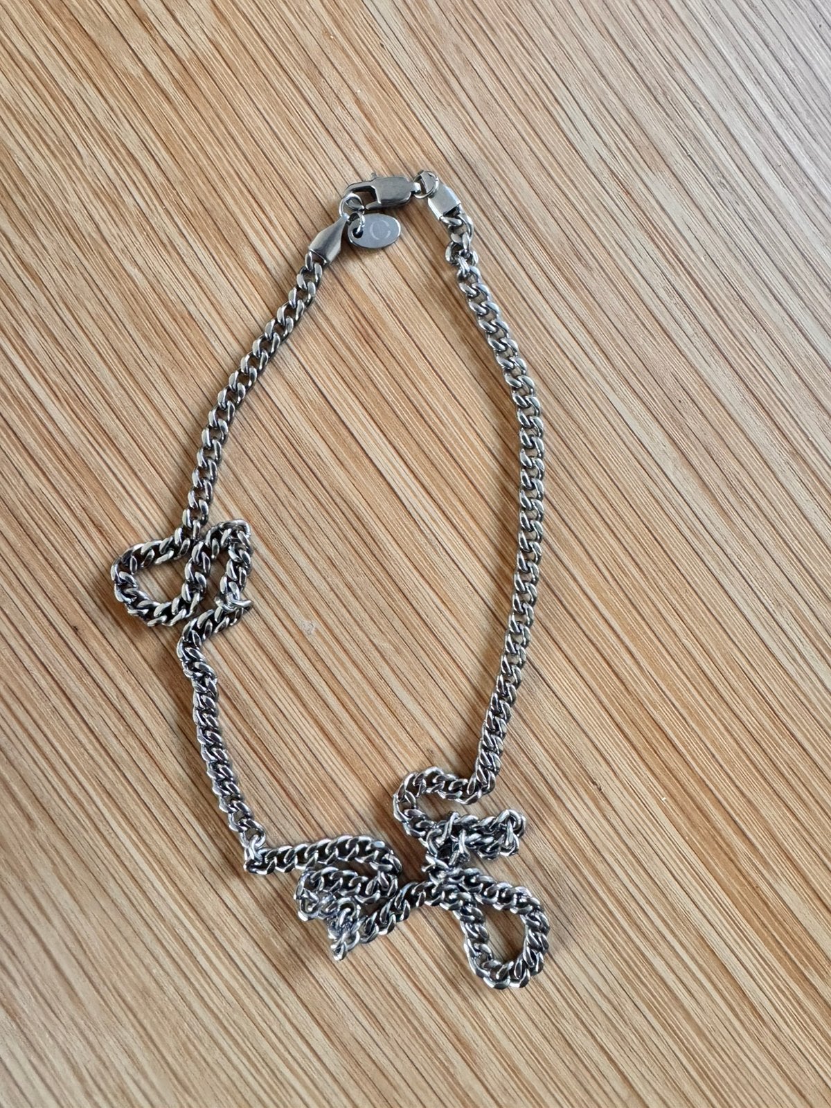 Zilver ketting, Ophalen of Verzenden, Zo goed als nieuw, Zilver