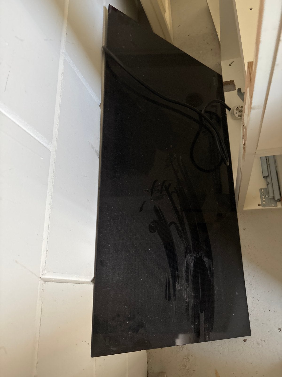 Miele KM 594 FL/R01 Inductiekookplaat 52x93,5cm, Witgoed en Apparatuur, Kookplaten, Ophalen, Gebruikt, Inbouw, Inductie