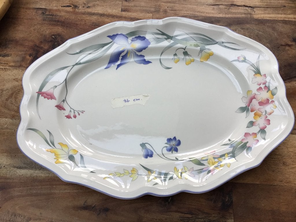 Villeroy en Boch Riviera serveerschaal 36 cm, Villeroy & Boch, Ophalen of Verzenden, Overige stijlen, Porselein