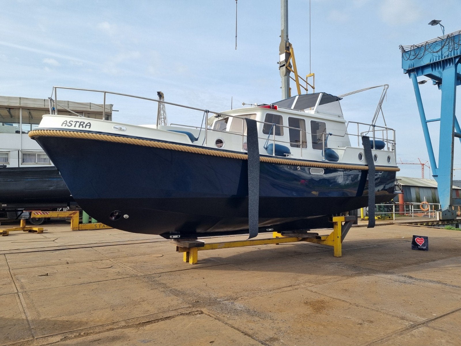 Motorboot Vrypack 965AK, Ophalen