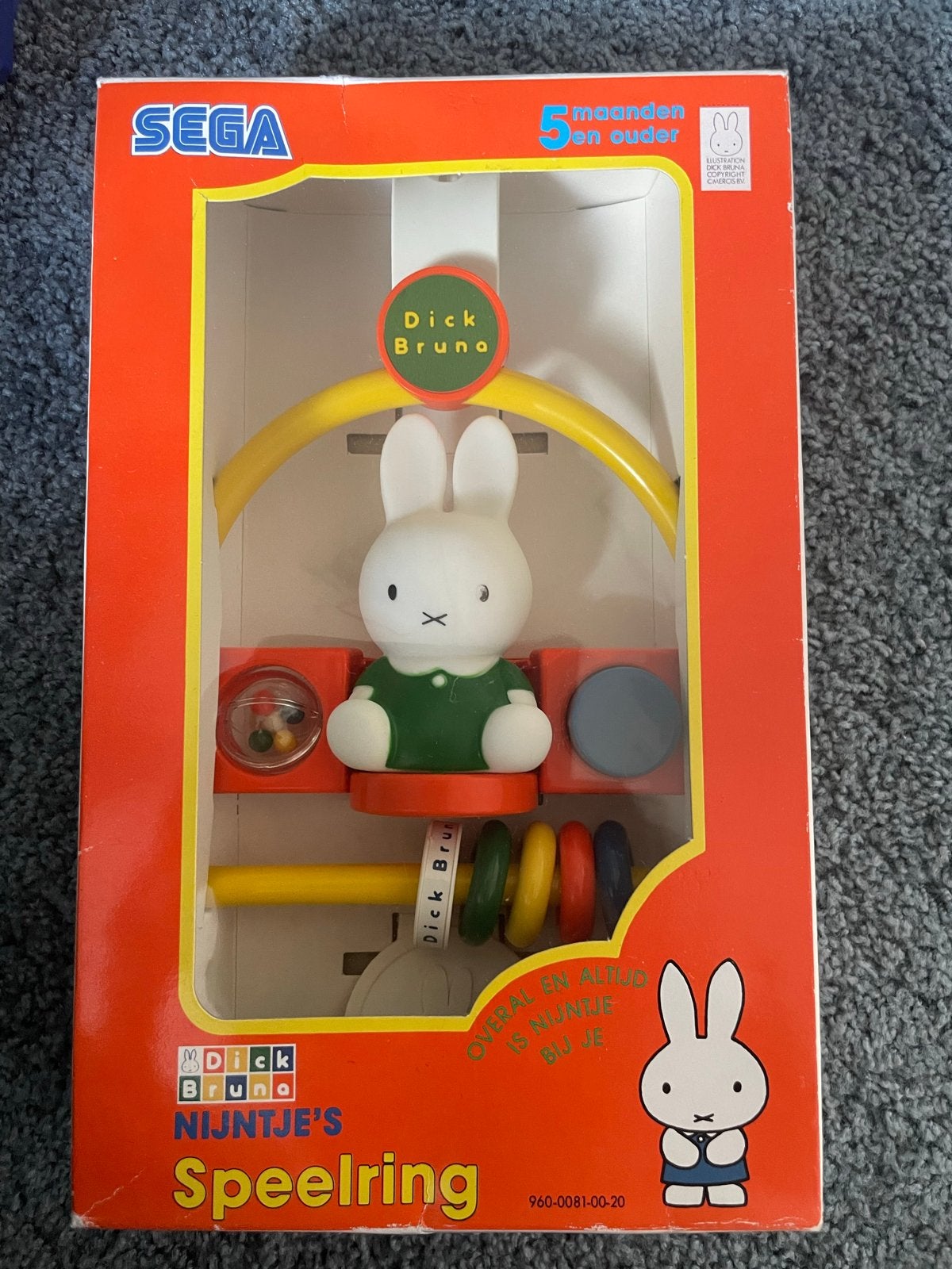 Nijntje's Speelring van Sega uit 1989, Verzenden, Zo goed als nieuw, Rammelaar