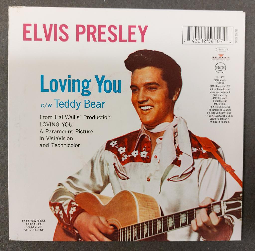 Elvis Presley VINYL SINGLE Teddy Bear Loving You NIEUW, Cd's en Dvd's, Vinyl Singles, Verzenden, Nieuw in verpakking, Pop